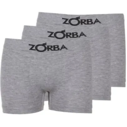 [Americanas] Kit Com 3 Cuecas Boxer Zorba- R$30