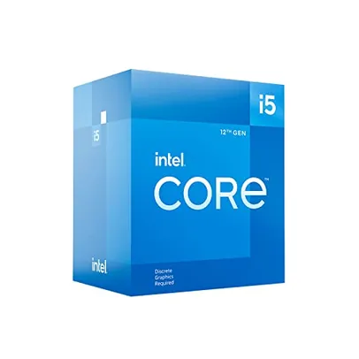 Processador Intel Core I5-12400F 2.5GHZ (Turbo 4.4GHZ) Cache 18MB 6 Núcleos 12 Threads 12ª Ger LGA 1700 BX8071512400F - Intel