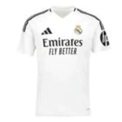 Camisa Futebol Real Madrid 24/25 Branca Lançamento Versão Torcedor