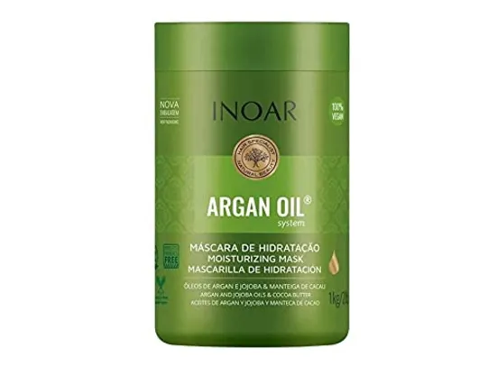 Máscara Capilar Argan Oil Tratamento Intensivo Hidratante 1000 G, Inoar | Amazon.com.br