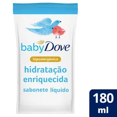 [leve 3, pague 2] Sabonete Líquido Baby Dove  Hidratação Enriquecida Refil 180 Ml