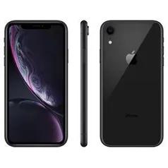 iPhone XR Apple com 64GB, Tela de 6,1”, iOS 12, Câmera Traseira 12MP – Preto - R$3484 + 13.936 milhas Smiles para Clube Smiles ou Diamante