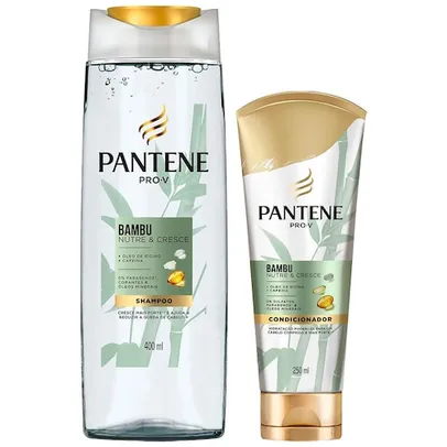 Shampoo Pantene Bambu 400ml + Condicionador Pantene Bambu 250ml