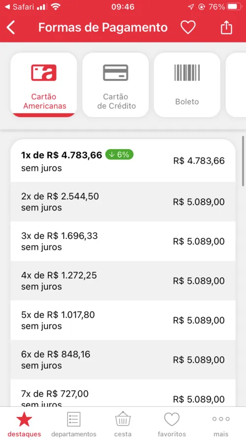 Imagen na descrição da promoção