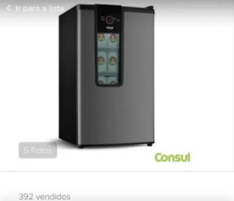 Cervejeira Consul 82L Frost Free Czd12At - R$1531