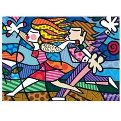 [Extra] Quebra-Cabeça Romero Britto Grow - 2000 Peças - R$81