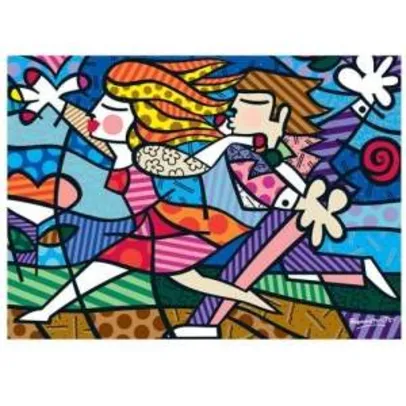 [Extra] Quebra-Cabeça Romero Britto Grow - 2000 Peças - R$81