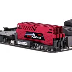 Memória DDR4 Geil Evo Potenza, 8GB 3000MHz, Red, GAPR48GB3000C16ASC