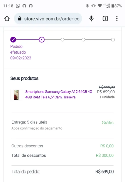 Imagen na descrição da promoção