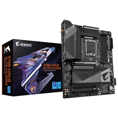 Product photo Placa Mãe Gigabyte B760 Aorus Elite, DDR4, ATX, LGA 1700