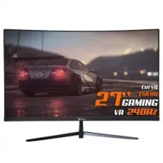 Monitor Gamer Duex, 27 Pol, Curvo, Full HD, VA, 240Hz, 1ms, FreeSync, HDMI/DP, DX270ZG