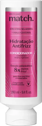 Match. o Boticário Hidratação Antifrizz - Condicionador 280ml