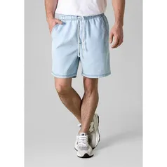 Shorts Jeans Masculino Com Cadarço - hering 