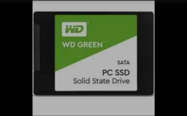 SSD WD Green, 480Gb, SATA, Leitura 545Mb/s, Gravação 430Mb/s | R$390