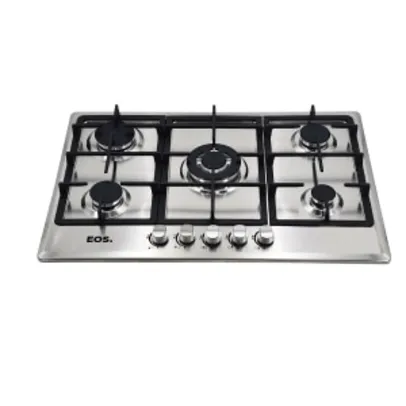 Cooktop a Gás 5 Bocas EOS Inox ECG05 Bivolt