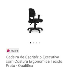 Cadeira de Escritório Executiva - Qualiflex | R$450