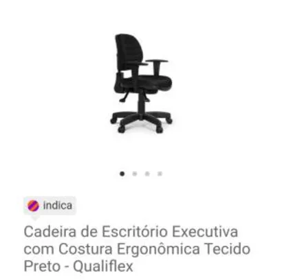 Cadeira de Escritório Executiva - Qualiflex | R$450