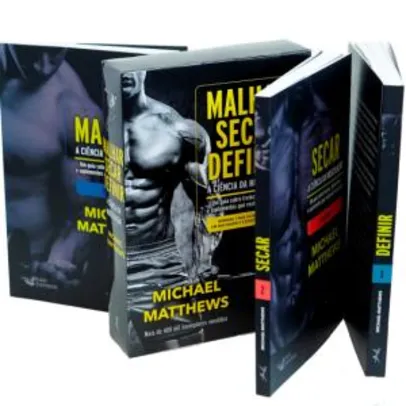 Box - Malhar, Secar, Definir - A Ciência da Musculação - 3 Volumes - R$25