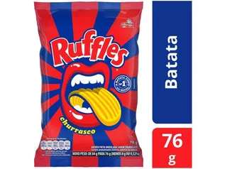 [APP+Cliente Ouro+L6P5] Batata Churrasco Ruffles 76g | R$3,74/unid