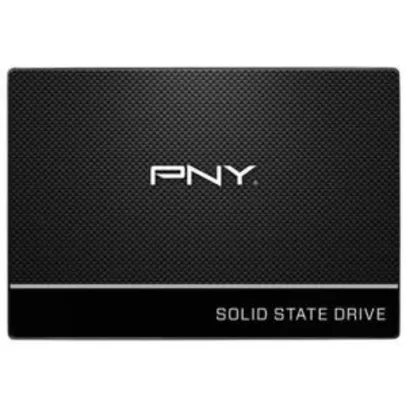 SSD PNY CS900 120GB SATA, Leitura 515MB/s, Gravação 490MB/s | R$119