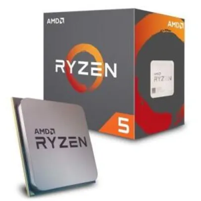 Processador AMD Ryzen 5 2600X c/ Wraith Spire Cooler (AM4 - 6 núcleos 3.6GHz) - YD260XBCAFBOX R$760
