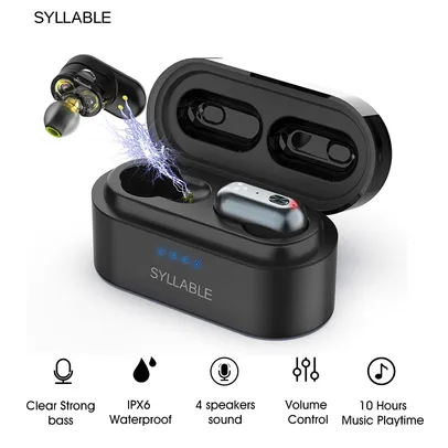 Fone de Ouvido TWS Syllable S101 Bluetooth 5.0