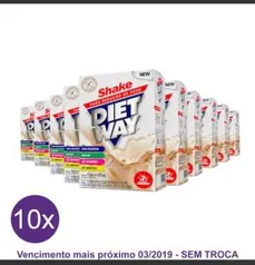 Kit 10x Diet Way Shake Substituto de Refeição 420 g – Midway - R$9