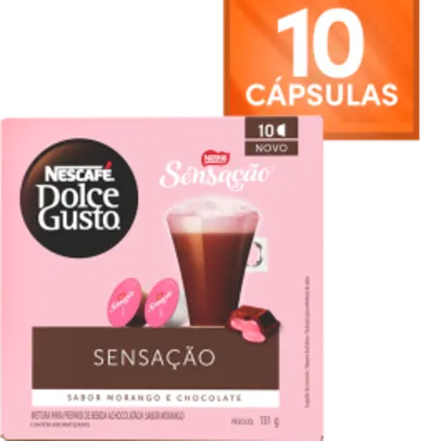 SENSAÇÃO 10 CÁPSULAS  - Dolce Gusto -<Novo Sabor