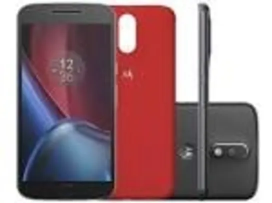 Smartphone Motorola Moto G 4ª Geração Plus XT1640 32GB Branco 4G Tela 5,5" Câmera 16MP Android 6.0 R$998