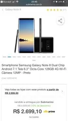 [BOLETO] Galaxy Note 8