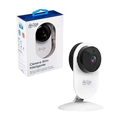 Câmera Inteligente Wi-Fi Slim FULL HD 1080p I2go (I2GO0) Home, I2GOTH738, Branco/Preto