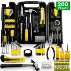 Kit de Ferramentas com 200 peças - Titanium por R$74,99. 