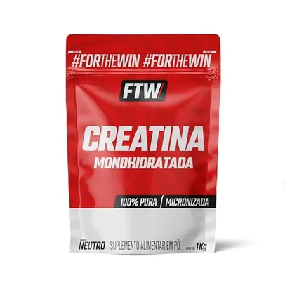 Creatina 100% Pura Monohidratada 1Kg Refil - FTW