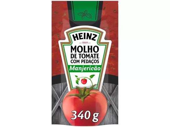 [Leve 3 pague 2] Molho de tomate Heinz Manjericão 