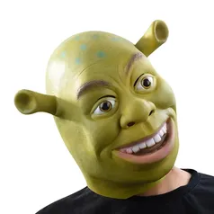 Máscara Latex Shrek Halloween / Cosplay