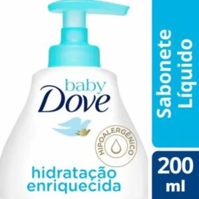 Sabonete Líquido Baby Dove Hidratação Enriquecida 200 Ml
