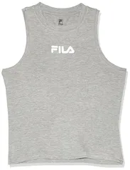 Regata Fem. Fila Soft,Cinza Claro Mescla,GG