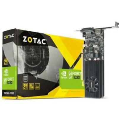 Geforce Zotac Gt Mainstream Nvidia Zt-p10300a-10l Gt 1030 2gb Ddr5 64 Bit 6000mhz Dvi Hdmi - R$357