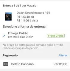 [Clube da LU] Jogo Death Stranding - PS4 - R$110