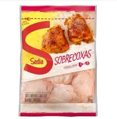 Sobrecoxa de Frango Congelada SADIA Pacote 1kg | 13 unid | R$6 cada