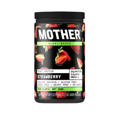 Suplemento Vegano de Proteína Isolada Morango - Mother 527g