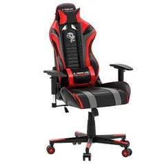 Cadeira Gamer Black Hawk com Apoio Cervical - CH05BKRD - Vermelho/Preto - ELG | R$1.099