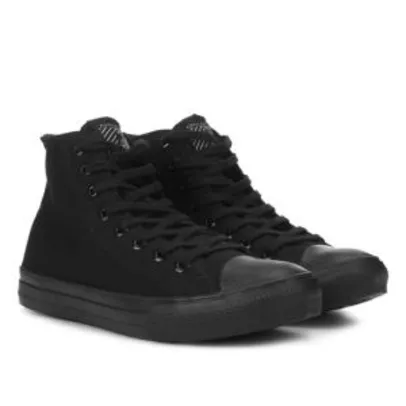 Tênis Cavalera Monocolor Preto Tamanho 38 ao 43 - R$90