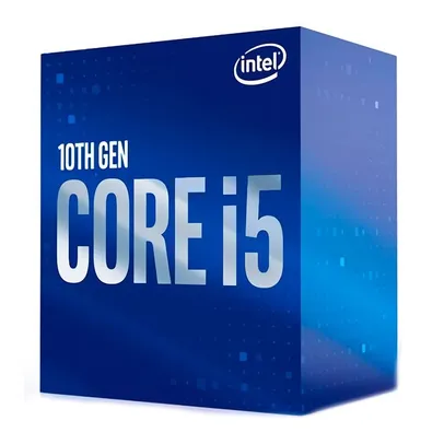 Processador Intel Core i5-10400F, 6-Core, 12-Threads, 2.9Ghz (4.3Ghz Turbo), Cache 12MB, LGA1200, BX