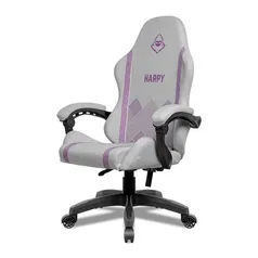 CADEIRA GAMER MANCER HARPY, BRANCO E ROXO, MCR-HRP-WPRP