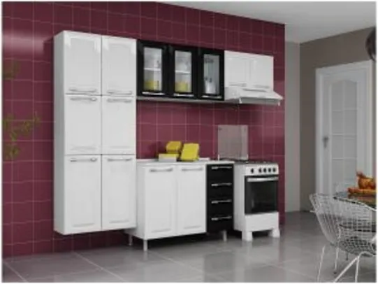 Cozinha Compacta Itatiaia Criativa MXII - 11 Portas Aço R$ 626