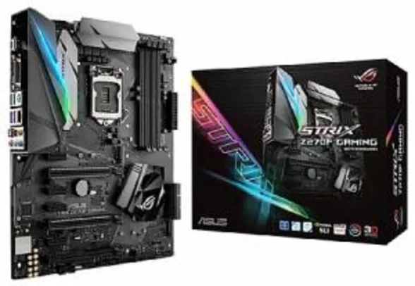 Placa mãe Asus Strix Z270-F Gaming (LGA1151) - R$ 800