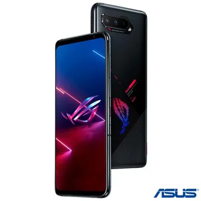 ROG Phone 5s Asus Gamer, Tela de 6,78" AMOLED 144 Hz/1ms, 5G, 8GB, 128GB, Câmera Tripla 64MP+13MP+5M