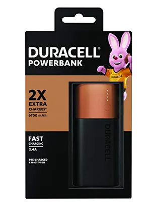 Carregador Portátil Duracell 6700MAH | R$ 50