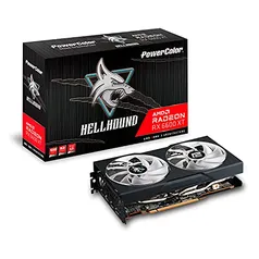 PowerColor Placa de vídeo para jogos Hellhound AMD Radeon RX 6600 XT com memória GDDR6 de 8 GB, alimentada por AMD RDNA 2, HDMI 2.1